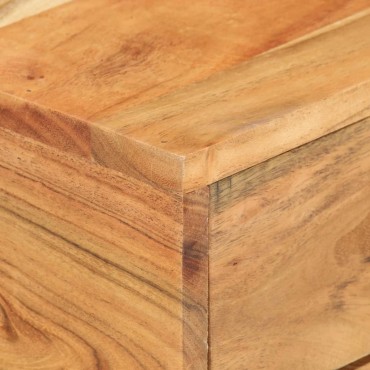 vidaXL Τραπεζάκι Βοηθητικό Σχήμα «U» 45x30x61cm Μασίφ Ξύλο Ακακίας 1 τεμ.