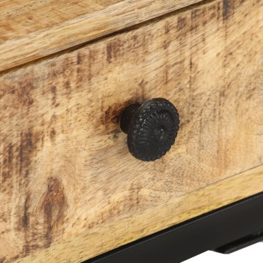 vidaXL Τραπεζάκι Βοηθητικό Σχήμα «U» 45x30x61cm Μασίφ Ξύλο Μάνγκο 1 τεμ.
