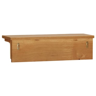 vidaXL Κρεμάστρα Τοίχου 60 x 16 x 16 εκ. από Μασίφ Ξύλο Δρυός
