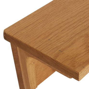 vidaXL Κρεμάστρα Τοίχου 60 x 16 x 16 εκ. από Μασίφ Ξύλο Δρυός