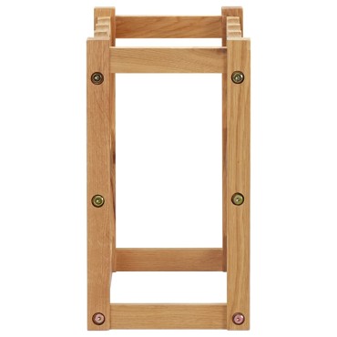vidaXL Κάβα Κρασιών για 12 Φιάλες 47x21x36cm από Μασίφ Ξύλο Δρυός 1 τεμ.