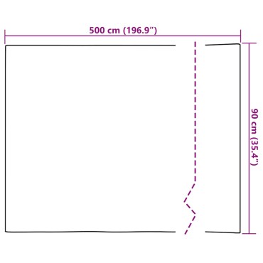 vidaXL Μεμβράνες Αυτοκόλ. για Έπιπλα 2 τεμ Ανοιχτή Δρυς 500x90 εκ. PVC