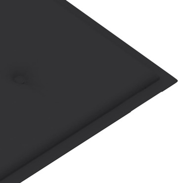 vidaXL Παγκάκι Κήπου από Μπαμπού με Μαξιλάρι 120x55x90cm 1 τεμ.