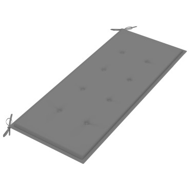 vidaXL Παγκάκι Κήπου από Μπαμπού με Μαξιλάρι 120x55x90cm 1 τεμ.