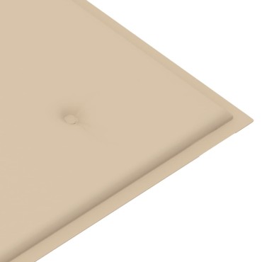 vidaXL Παγκάκι Κήπου από Μπαμπού με Μαξιλάρι 120x55x90cm 1 τεμ.