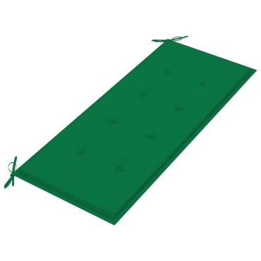 vidaXL Παγκάκι Κήπου από Μπαμπού με Μαξιλάρι 120x55x90cm 1 τεμ.