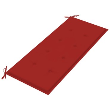 vidaXL Παγκάκι Κήπου από Μπαμπού με Μαξιλάρι 120x55x90cm 1 τεμ.