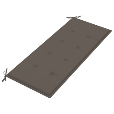 vidaXL Παγκάκι Κήπου από Μπαμπού με Μαξιλάρι 120x55x90cm 1 τεμ.