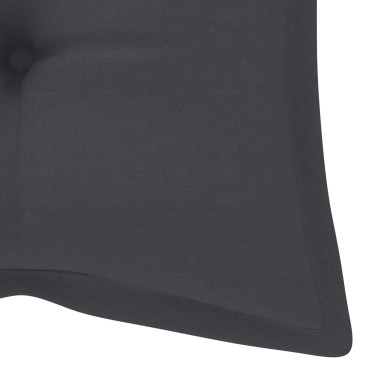 vidaXL Παγκάκι Κήπου από Μπαμπού με Μαξιλάρι 120x55x90cm 1 τεμ.