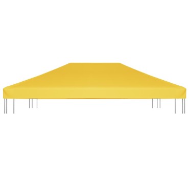 vidaXL Κάλυμμα για Κιόσκι Κίτρινο 4 x 3 μ. 270 γρ./μ²