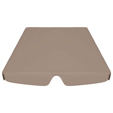 vidaXL Πανί Ανταλλακτικό για Κούνια Κήπου Taupe 188/168 x 145/110 εκ.