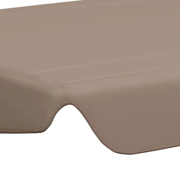 vidaXL Πανί Ανταλλακτικό για Κούνια Κήπου Taupe 188/168 x 145/110 εκ.