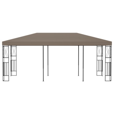 vidaXL Κιόσκι Taupe 6 x 3 μ. Ύφασμάτινο