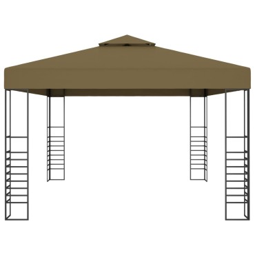 vidaXL Κιόσκι Taupe 3 x 4 μ. 180 γρ/μ²