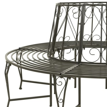 vidaXL Παγκάκι Δέντρου Ατσάλινο 160x89cm 1 τεμ.