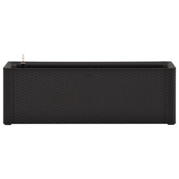 vidaXL Ζαρντινιέρα Κήπου Ανθρακί 100x43x33 εκ. με Αυτόματο Πότισμα