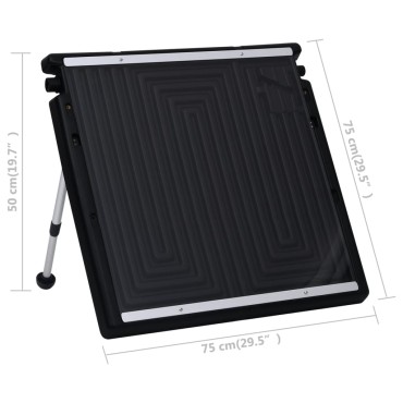 vidaXL Πάνελ Θέρμανσης Πισίνας Διπλό Ηλιακό 150 x 75 εκ.
