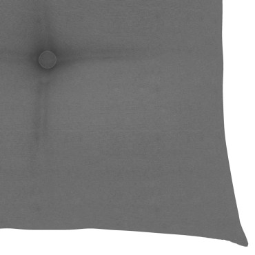 vidaXL Μαξιλάρια Καρέκλας Κήπου 4 τεμ. Γκρι 40x40x7cm Υφασμάτινα
