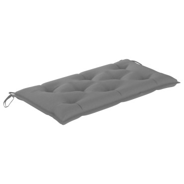 vidaXL Μαξιλάρι Πάγκου Κήπου Γκρι 100x50x7cm Ύφασμα Oxford