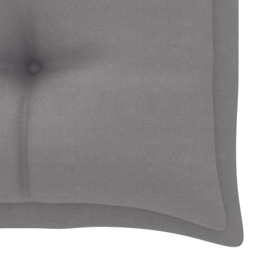 vidaXL Μαξιλάρι Πάγκου Κήπου Γκρι 100x50x7cm Ύφασμα Oxford