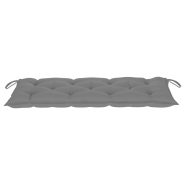 vidaXL Μαξιλάρι Πάγκου Κήπου Γκρι 120x50x7cm Ύφασμα Oxford