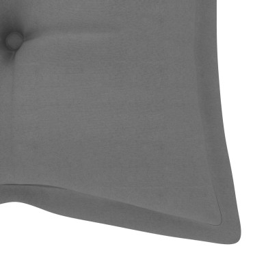 vidaXL Μαξιλάρι Πάγκου Κήπου Γκρι 120x50x7cm Ύφασμα Oxford