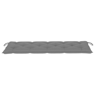 vidaXL Μαξιλάρι Πάγκου Κήπου Γκρι 150x50x7cm Ύφασμα Oxford