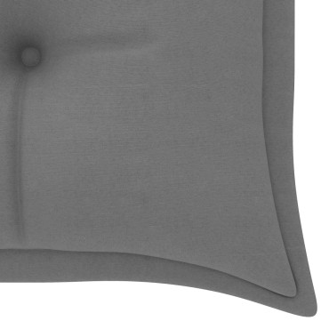 vidaXL Μαξιλάρι Πάγκου Κήπου Γκρι 150x50x7cm Ύφασμα Oxford