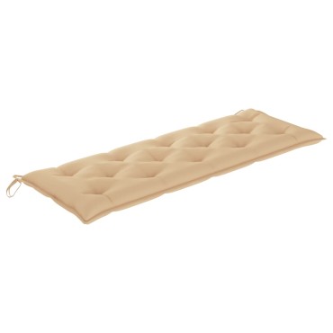 vidaXL Μαξιλάρι Πάγκου Κήπου Μπεζ 150x50x7cm Ύφασμα Oxford