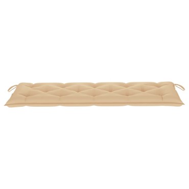 vidaXL Μαξιλάρι Πάγκου Κήπου Μπεζ 150x50x7cm Ύφασμα Oxford