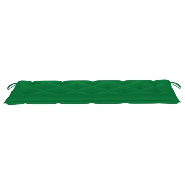 vidaXL Μαξιλάρι Πάγκου Κήπου Πράσινο 150x50x7cm Ύφασμα Oxford