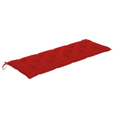 vidaXL Μαξιλάρι Πάγκου Κήπου Κόκκινο 150x50x7cm Ύφασμα Oxford