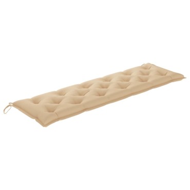 vidaXL Μαξιλάρι Πάγκου Κήπου Μπεζ 180x50x7cm Ύφασμα Oxford