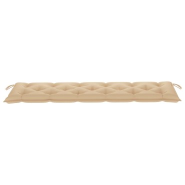 vidaXL Μαξιλάρι Πάγκου Κήπου Μπεζ 180x50x7cm Ύφασμα Oxford
