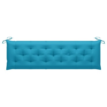 vidaXL Μαξιλάρι Πάγκου Κήπου Γαλάζιο 180x50x7cm Ύφασμα Oxford
