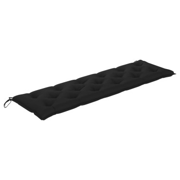 vidaXL Μαξιλάρι Πάγκου Κήπου Μαύρο 180x50x7cm Ύφασμα Oxford