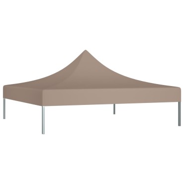 vidaXL Κάλυμμα Τέντας Εκδηλώσεων Taupe 3 x 3 μ. 270 γρ/μ²