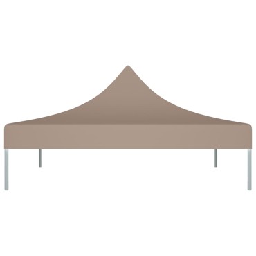 vidaXL Κάλυμμα Τέντας Εκδηλώσεων Taupe 2 x 2 μ. 270 γρ/μ²