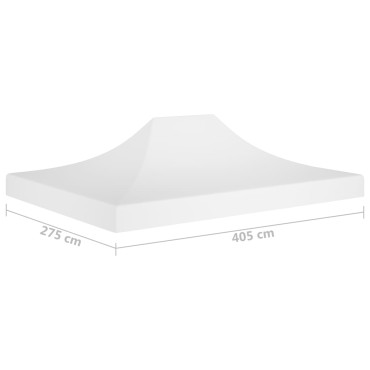 vidaXL Κάλυμμα Τέντας Εκδηλώσεων Λευκό 4 x 3 μ. 270 γρ/μ²