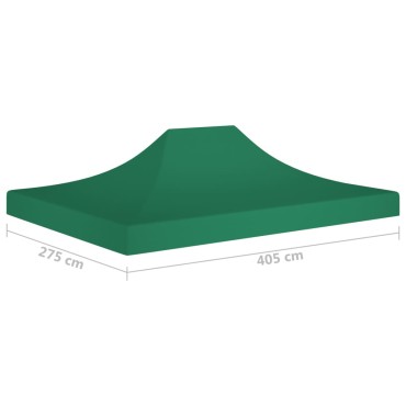 vidaXL Κάλυμμα Τέντας Εκδηλώσεων Πράσινο 4 x 3 μ. 270 γρ/μ²