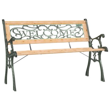 vidaXL Παγκάκι Κήπου από Μασίφ Ξύλο Ελάτης 122x51x73cm 1 τεμ.