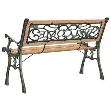 vidaXL Παγκάκι Κήπου από Μασίφ Ξύλο Ελάτης 122x51x73cm 1 τεμ.