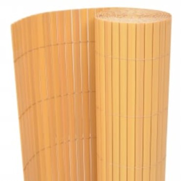 vidaXL Περίφραξη Κήπου Διπλής Όψης Κίτρινη 110x300cm