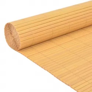 vidaXL Περίφραξη Κήπου Διπλής Όψης Κίτρινη 110x300cm