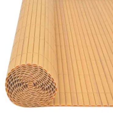 vidaXL Περίφραξη Κήπου Διπλής Όψης Κίτρινη 110x300cm