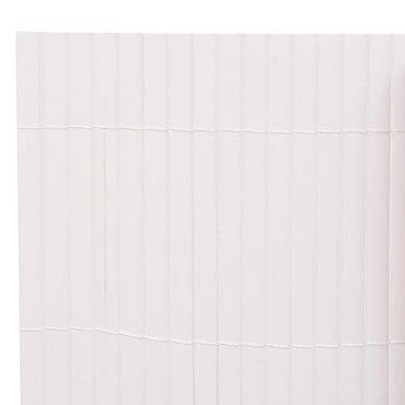 vidaXL Περίφραξη Κήπου Διπλής Όψης Λευκή 110x400cm