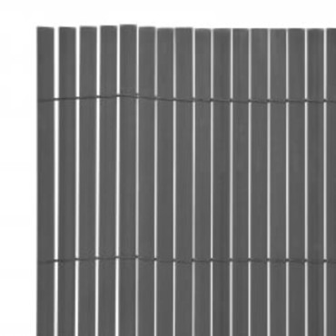 vidaXL Περίφραξη Κήπου Διπλής Όψης Γκρι 110x400cm