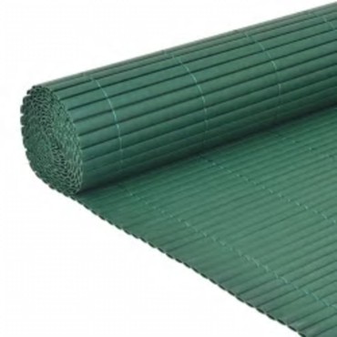 vidaXL Περίφραξη Κήπου Διπλής Όψης Πράσινη 110x500cm