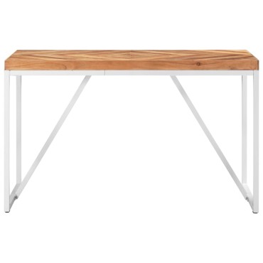 vidaXL Τραπεζαρία 120x60x76cm από Μασίφ Ξύλο Ακακίας/Ξύλο Μάνγκο 1 τεμ.