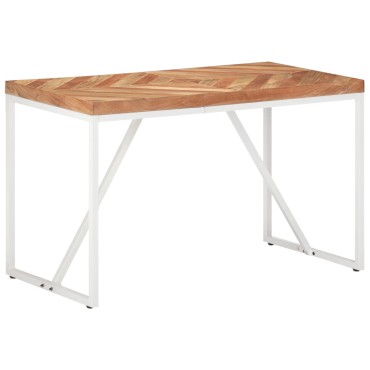 vidaXL Τραπεζαρία 120x60x76cm από Μασίφ Ξύλο Ακακίας/Ξύλο Μάνγκο 1 τεμ.